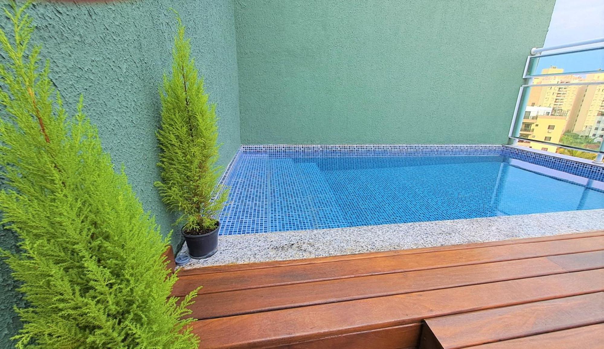 Cobertura Com Piscina - Praia Da Enseada Guarujá Exterior foto