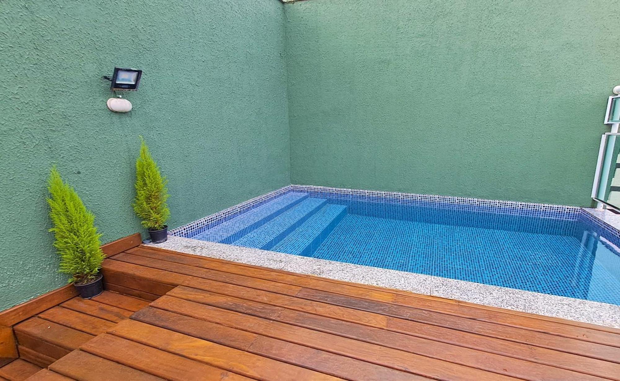 Cobertura Com Piscina - Praia Da Enseada Guarujá Exterior foto